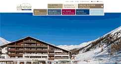 Desktop Screenshot of hotelalpina.com