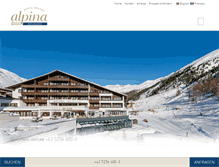 Tablet Screenshot of hotelalpina.com