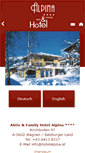 Mobile Screenshot of hotelalpina.at
